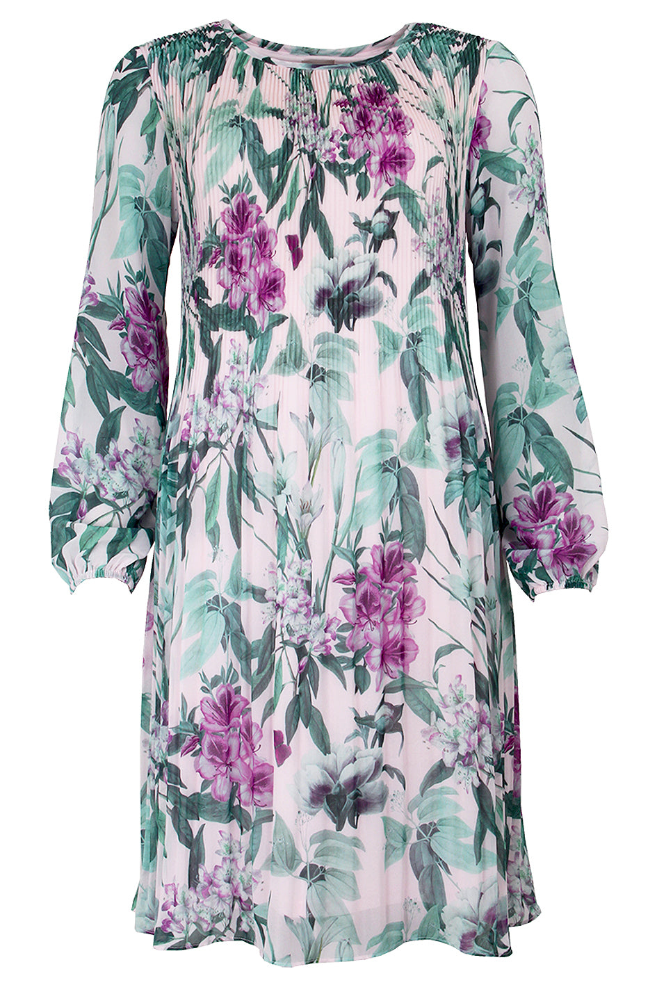 S.T.I mekko Kandriina Dress, vaaleanpunainen kuosi