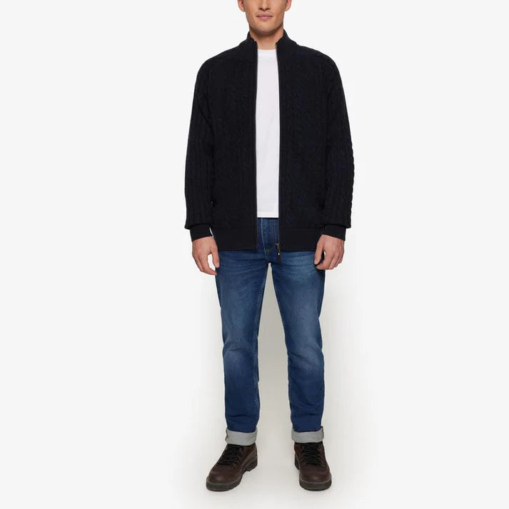 Signal miesten neuletakki AxelSi Windstopper, tummansininen