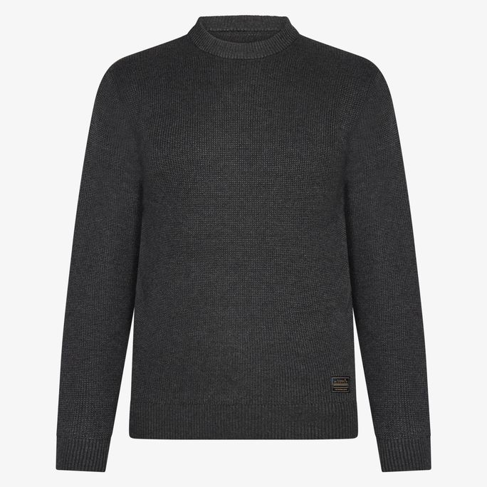 Signal miesten neulepusero KALLESI STRUCTURE CREW, meleerattu grafiitti