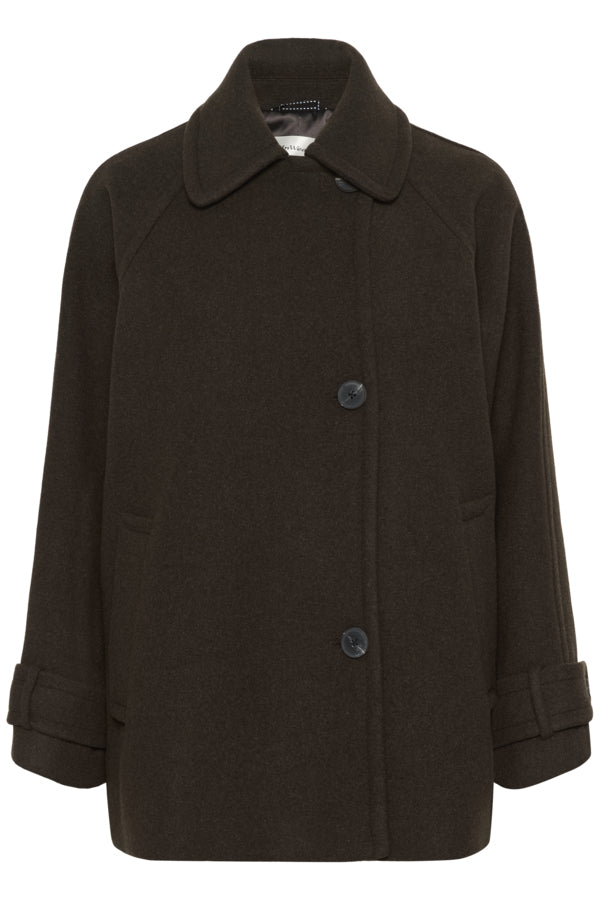 THORAIW MINONA COAT Chocolate Brown