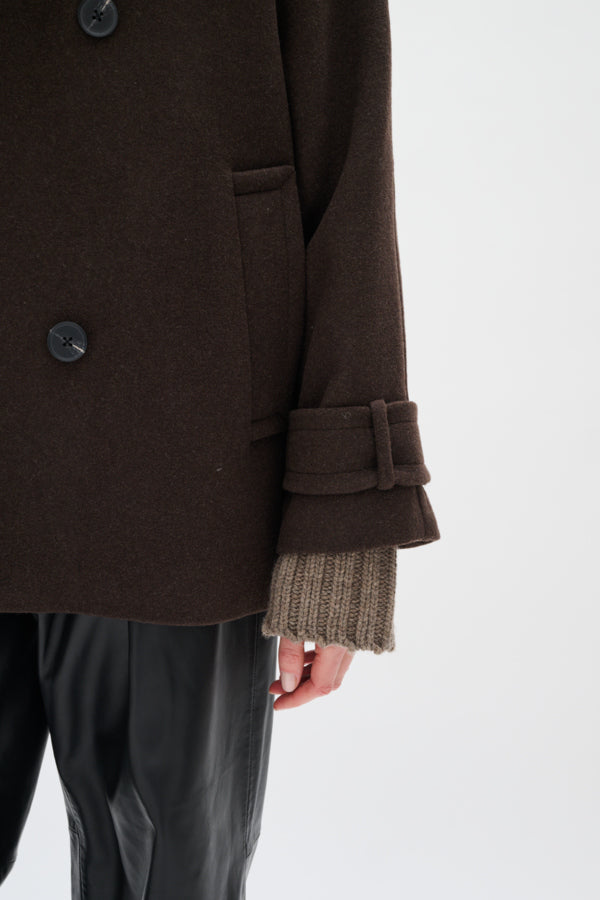 THORAIW MINONA COAT Chocolate Brown