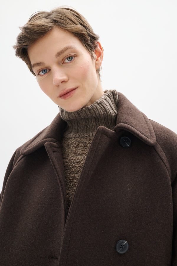 THORAIW MINONA COAT Chocolate Brown
