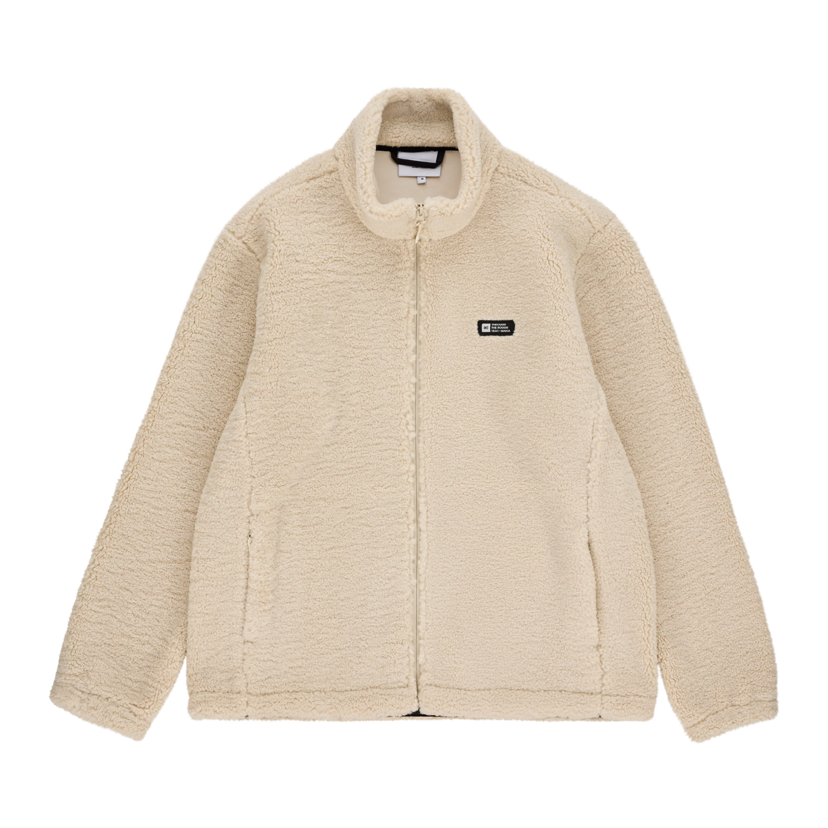 Makia miesten teddytakki Park Fleece Jacket, luonnonvalkoinen