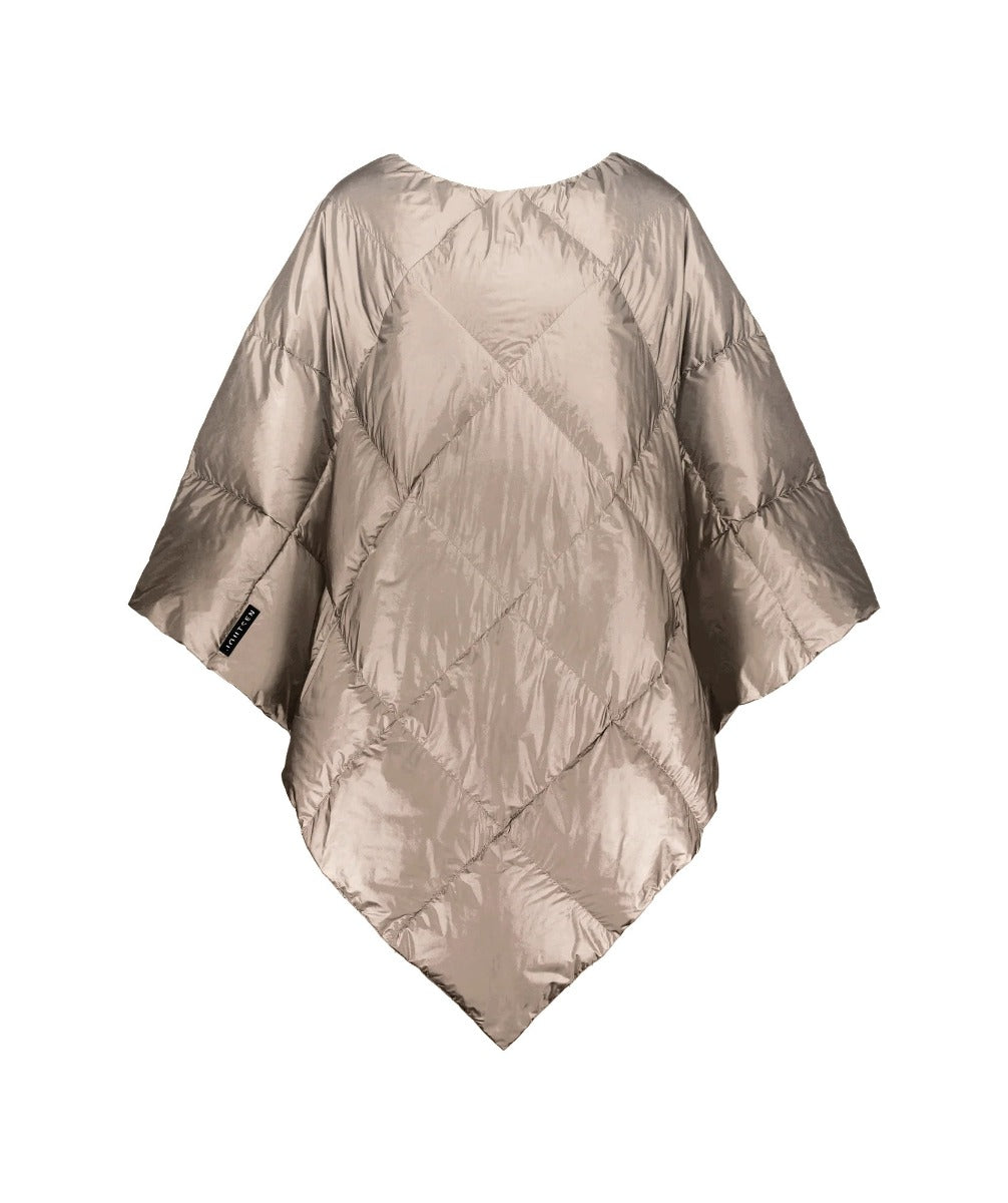 Joutsen Untuvaponcho, OTAVA PONCHO Beige