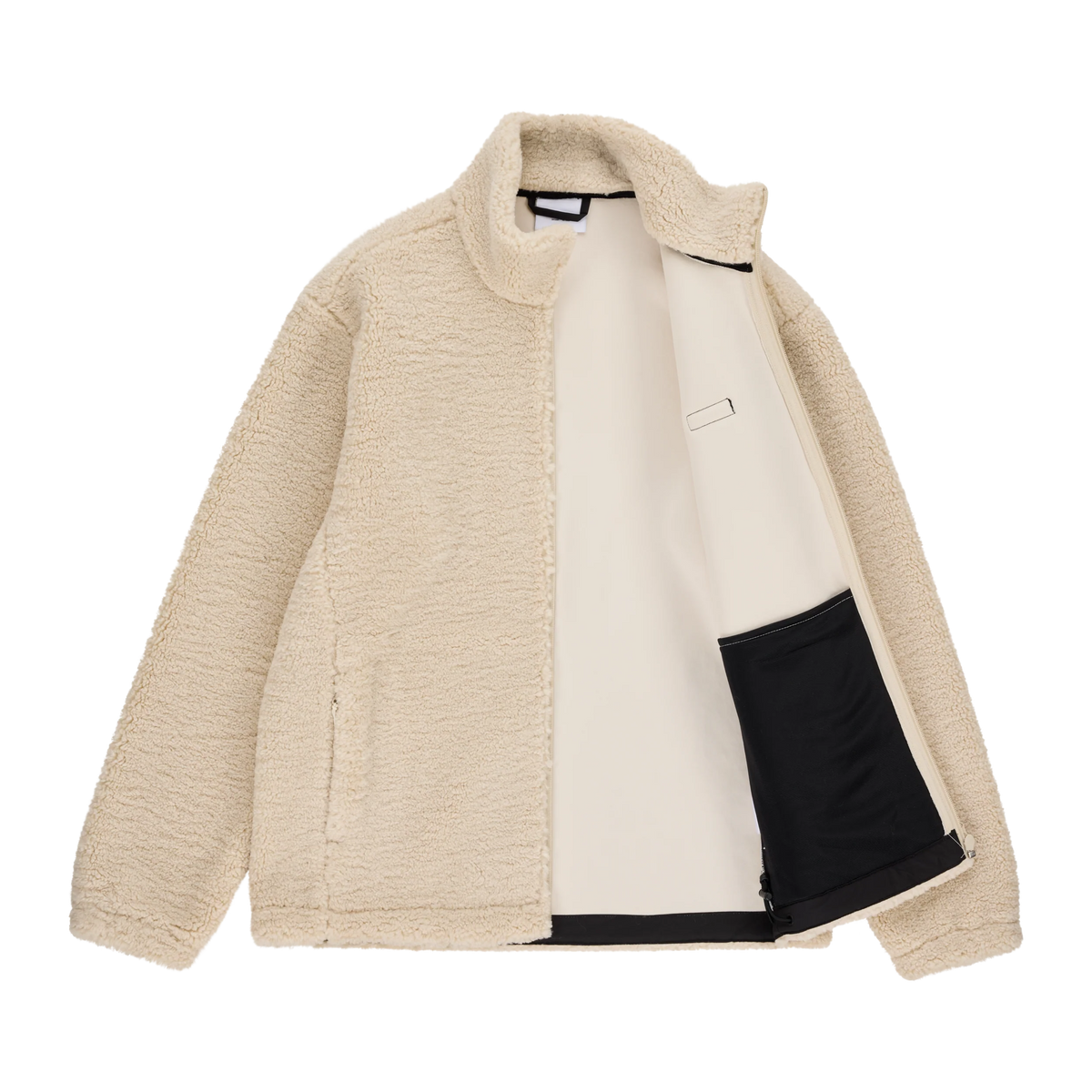 Makia miesten teddytakki Park Fleece Jacket, luonnonvalkoinen
