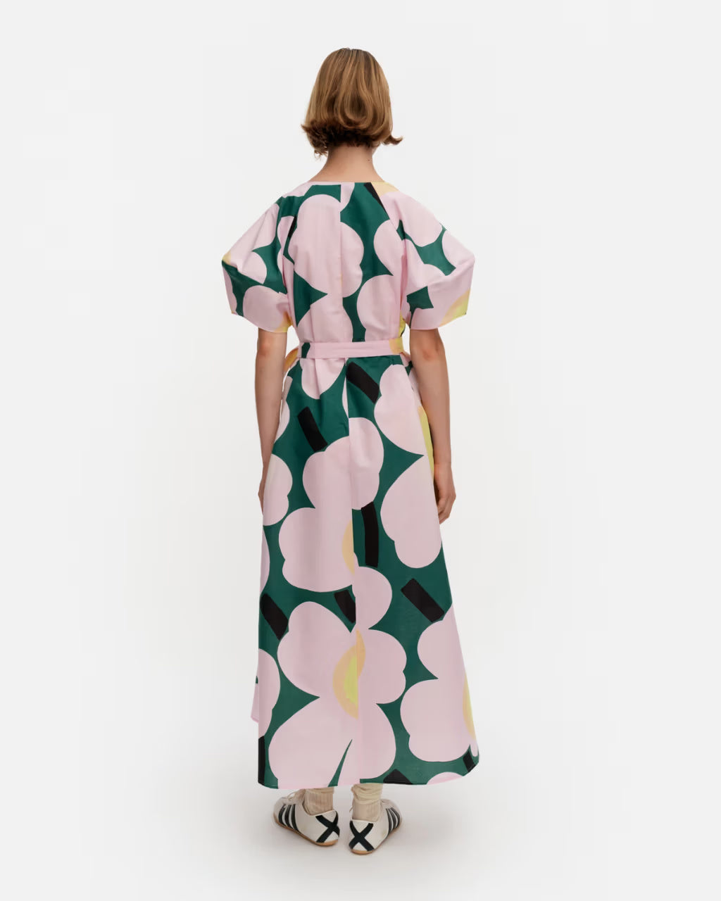 Marimekko mekko Kaffet Unikko, monivärinen kuosi