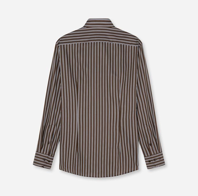 Olymp miesten kauluspaita Luxor Modern Fit, ruskea