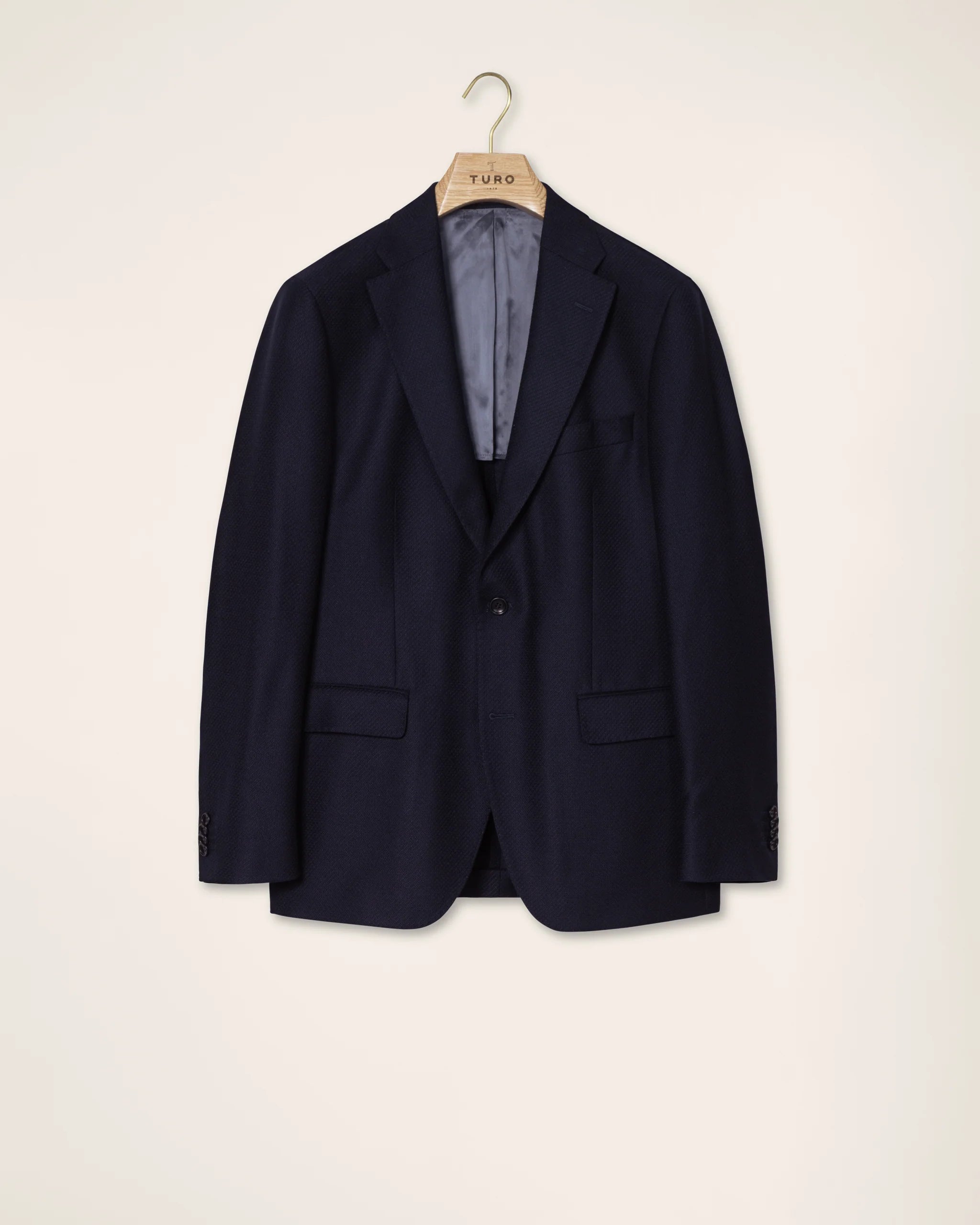 Turo miesten bleiseri Bologna Half Lined Blazer, Navy