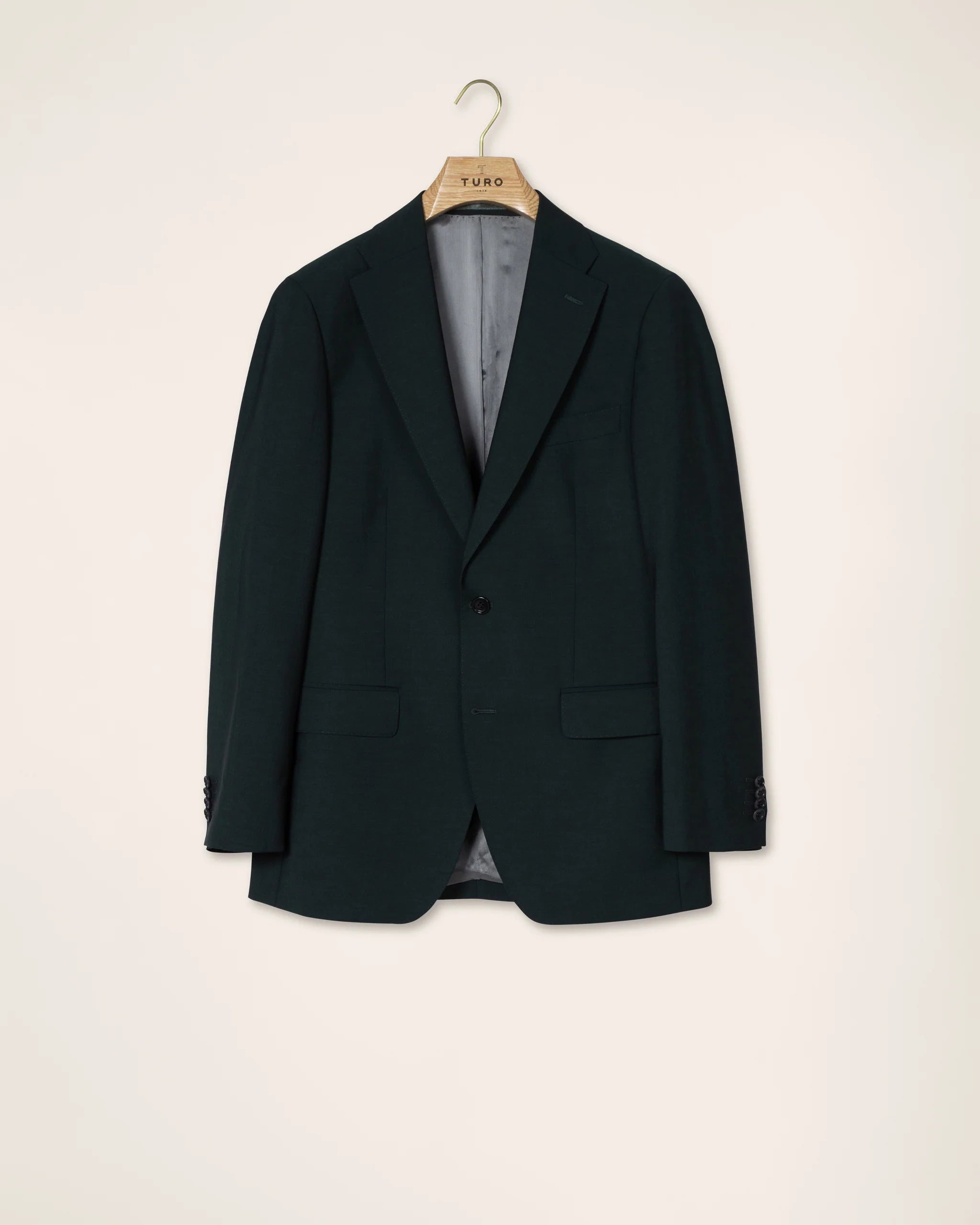 Turo puvuntakki Jonas Slim Fit Suit Jacket Vitale, tummanvihreä
