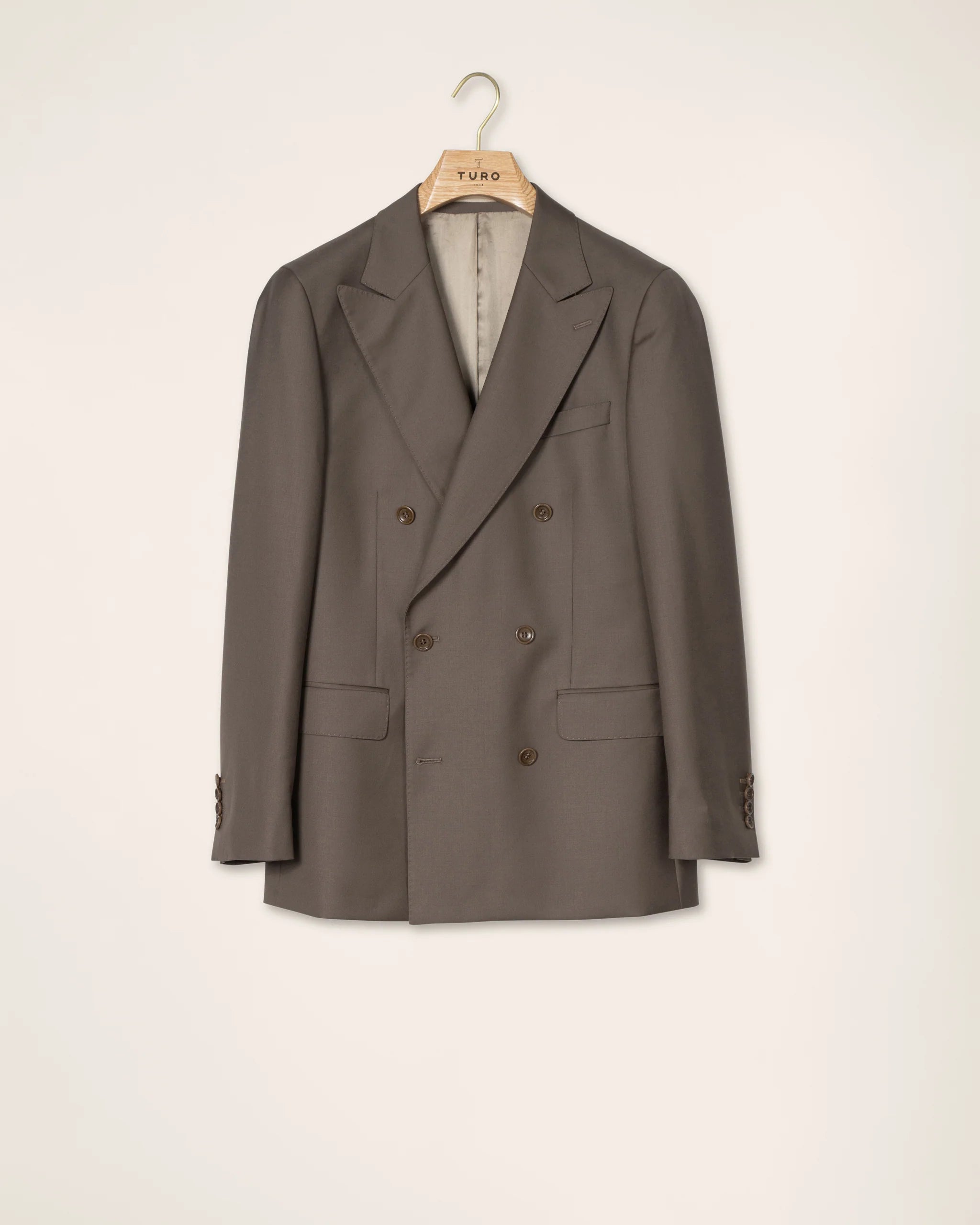 Turo irtotakki Jan Double Brested Jacket Vitale, ruskea