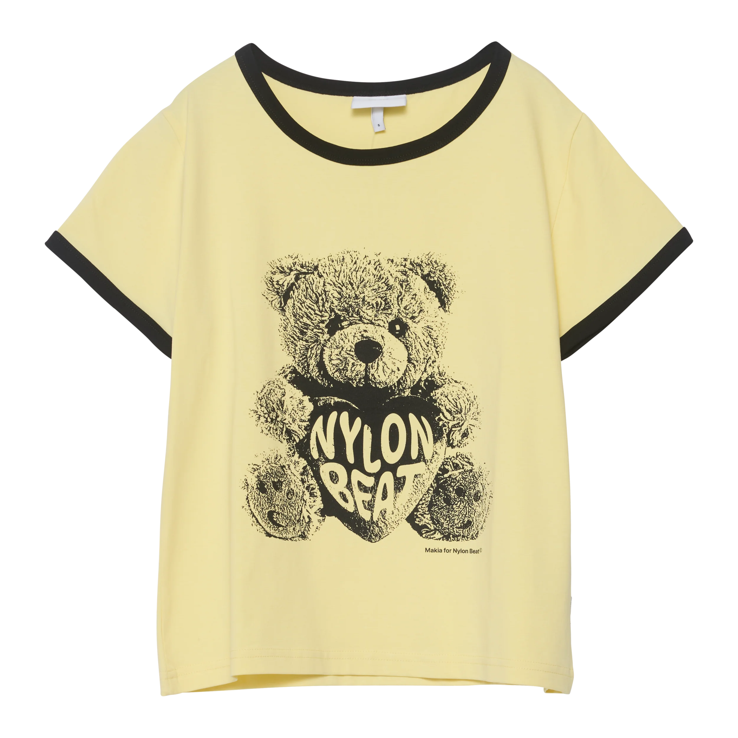 Makia x Nylon Beat T-paita Teddy, keltainen
