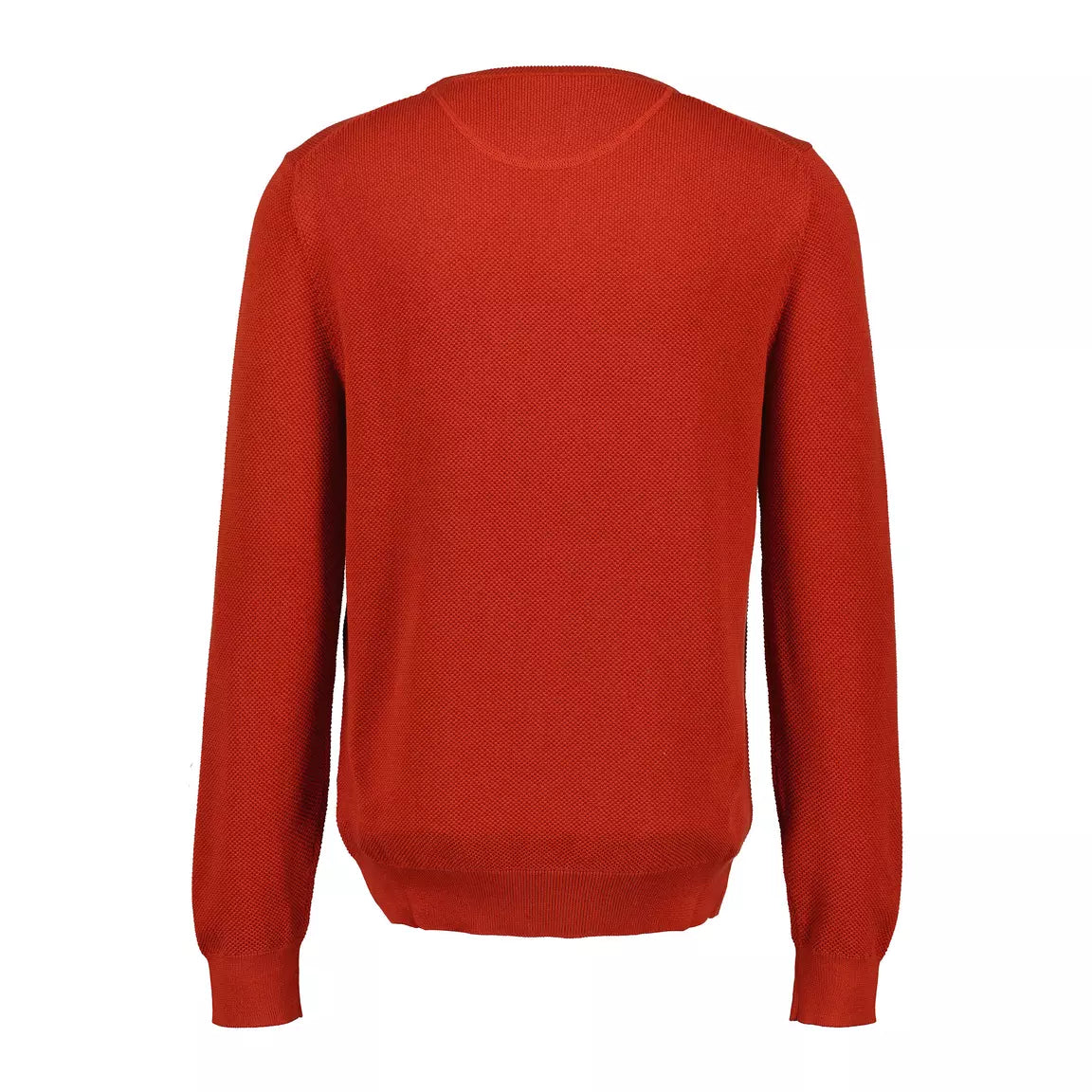 Gant miesten neulepusero, K COTTON PIQUE C-NECK PUNAINEN