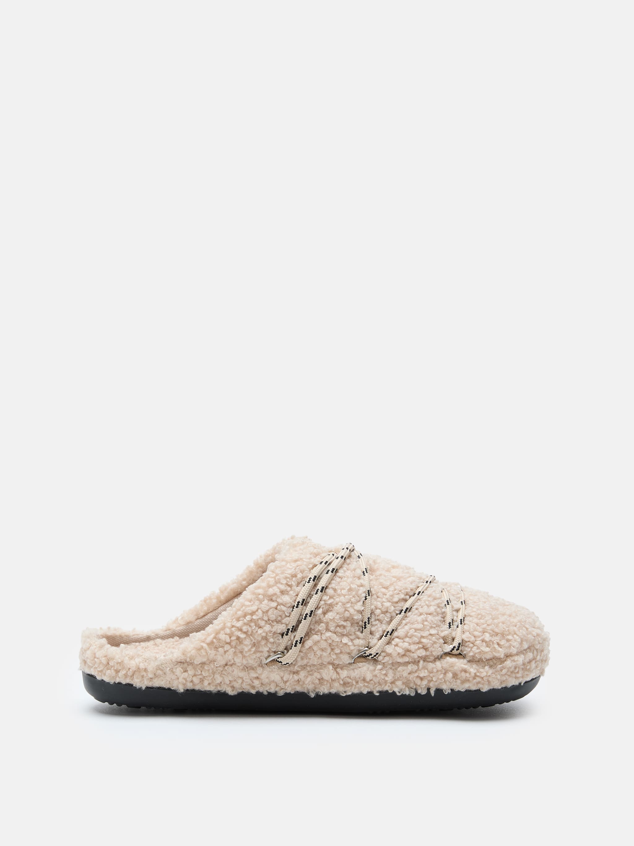 Moon Boot tossut MB Teddy Slipper, hiekka