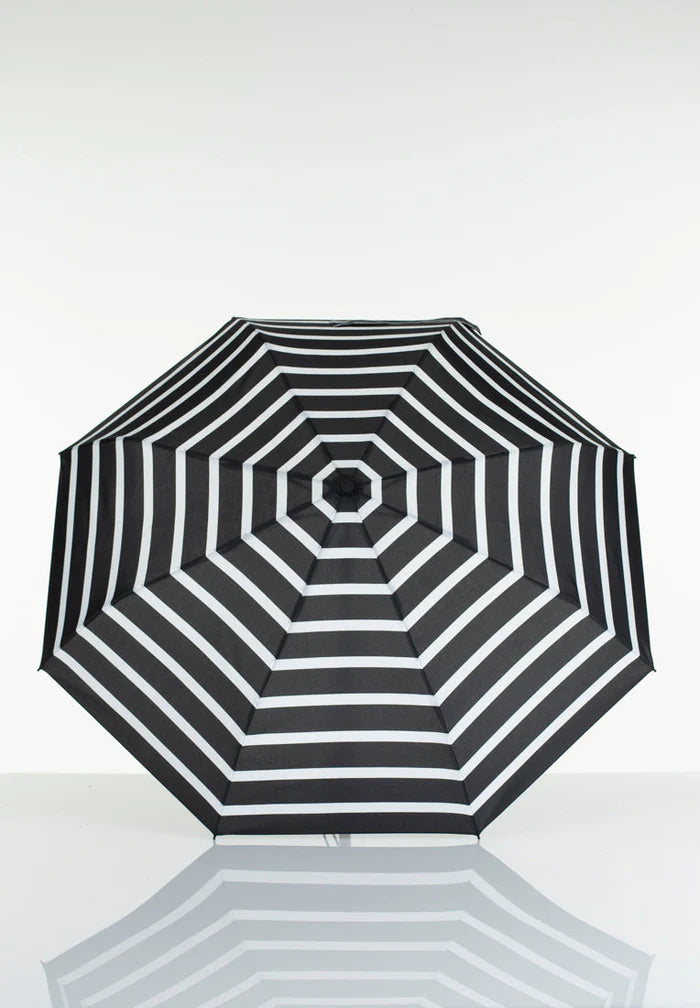 L'Asessor sateenvarjo Pisara, raidallinen musta