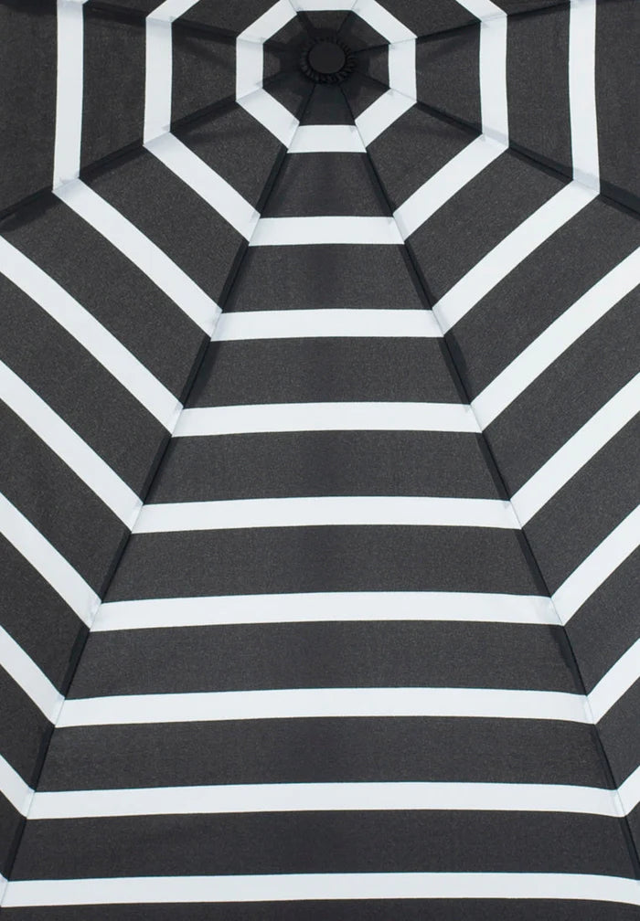 L'Asessor sateenvarjo Pisara, raidallinen musta