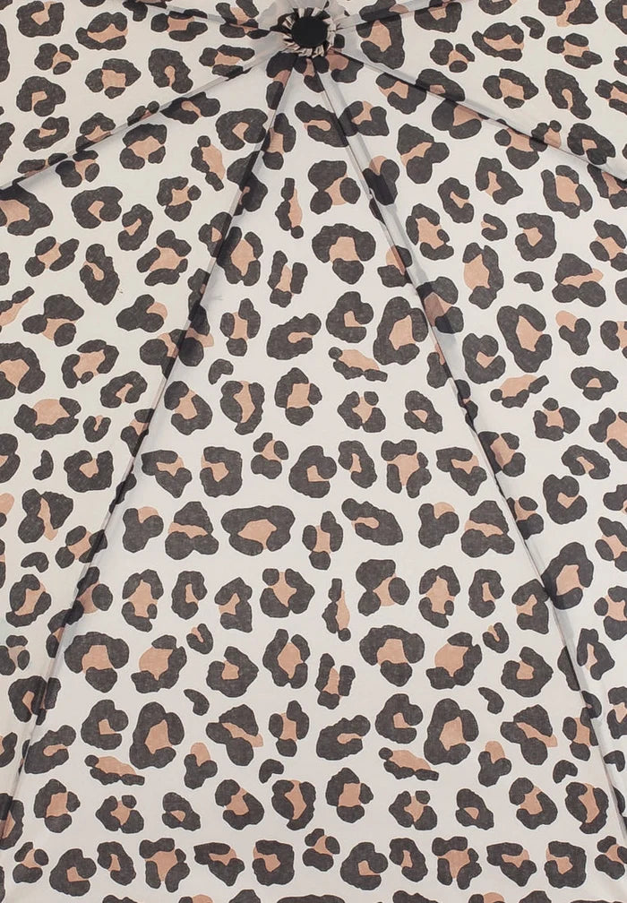 L'Asessor sateenvarjo Pisara, beige/pantteri