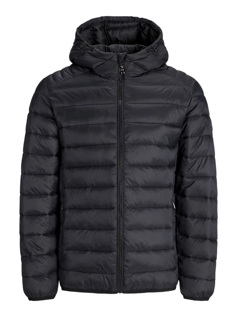 JJEBRADLEY LIGHT PUFFER HOOD NOOS Black