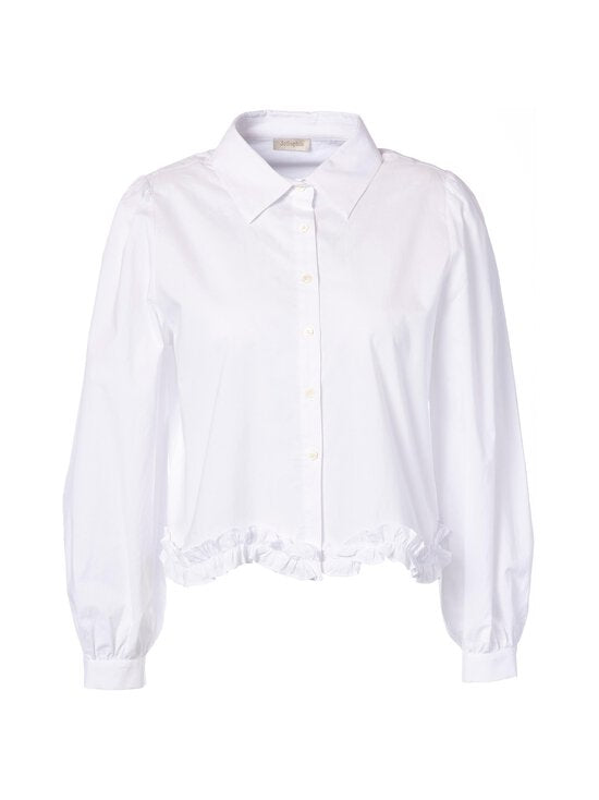 JcSophie naisten paitapusero Lamar Blouse, valkoinen