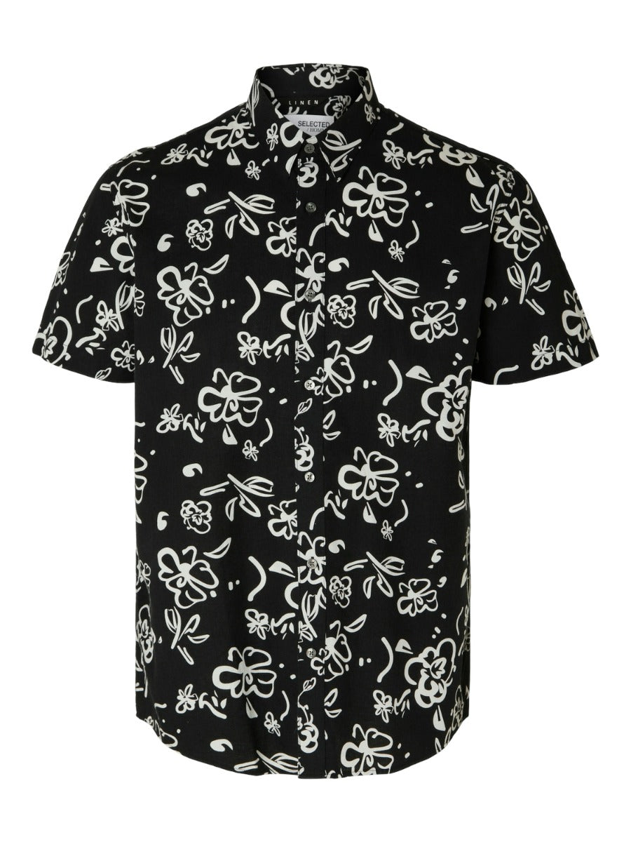 selected-miesten-kauluspaita-new-linen-shirt-musta-1