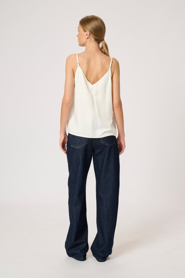 My Essential Wardrobe Estelle Strap Top, valkoinen