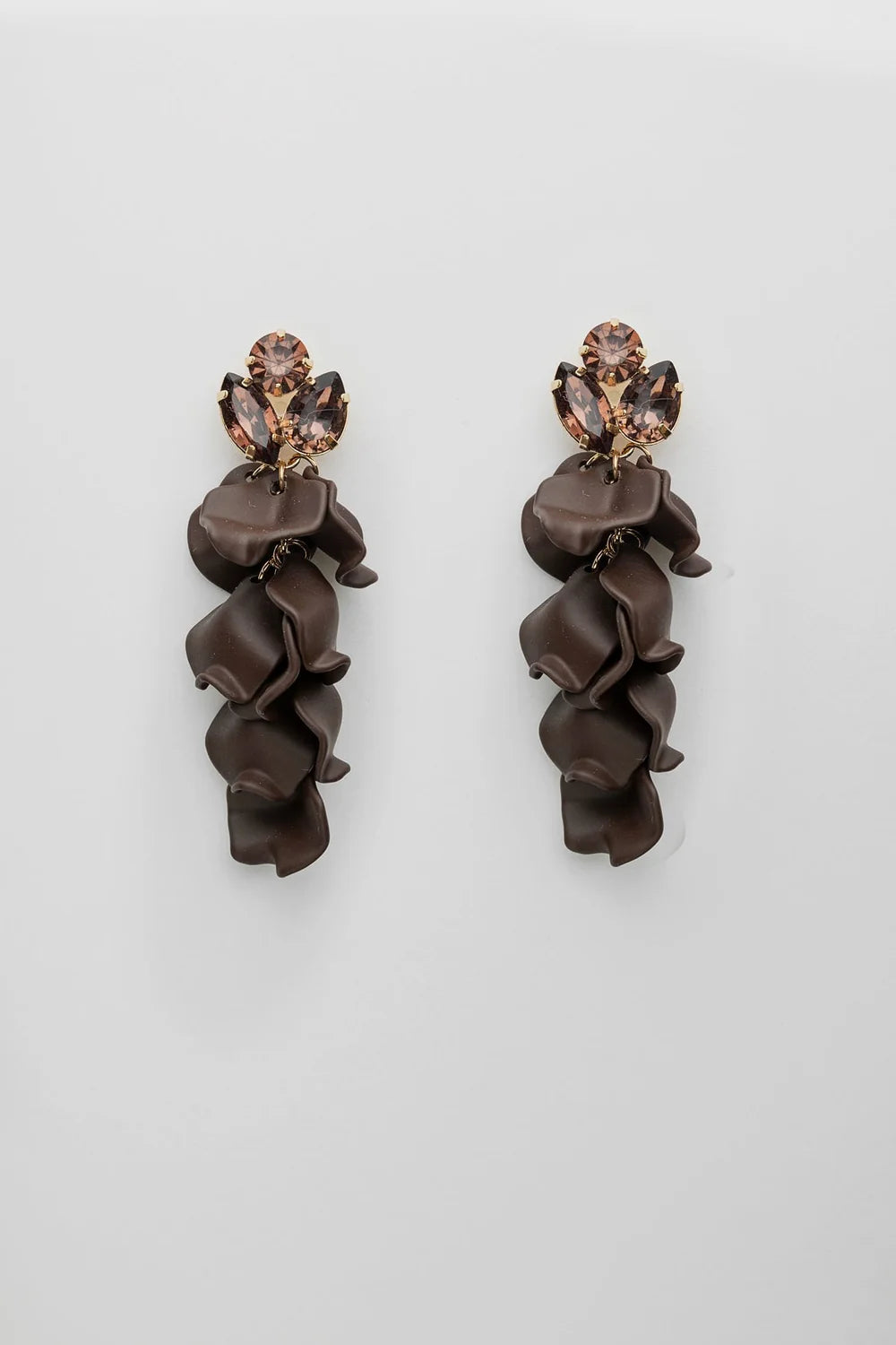 LEAF STONE EARRINGS TUMMANRUSKEA