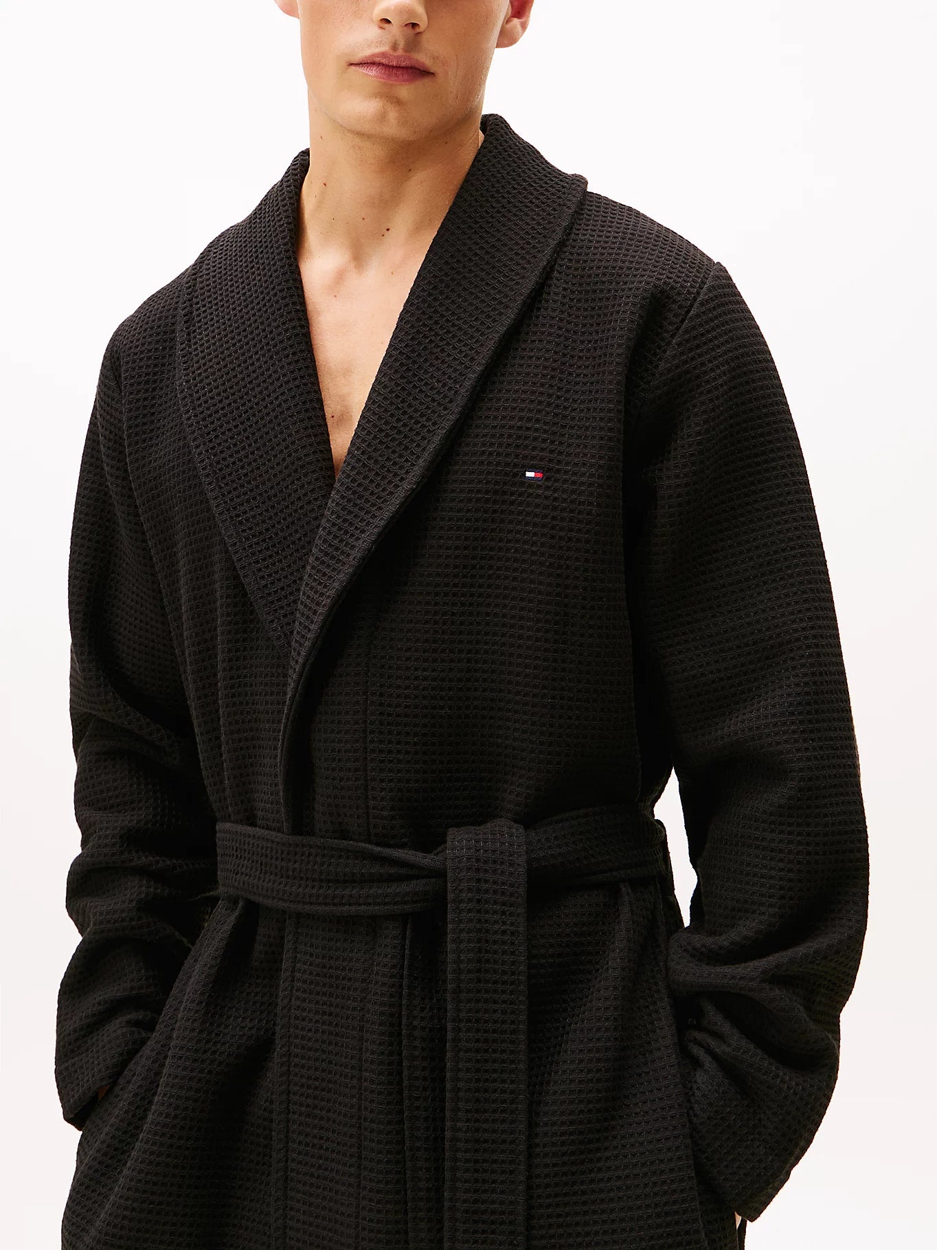 WAFFLE BATHROBE MUSTA