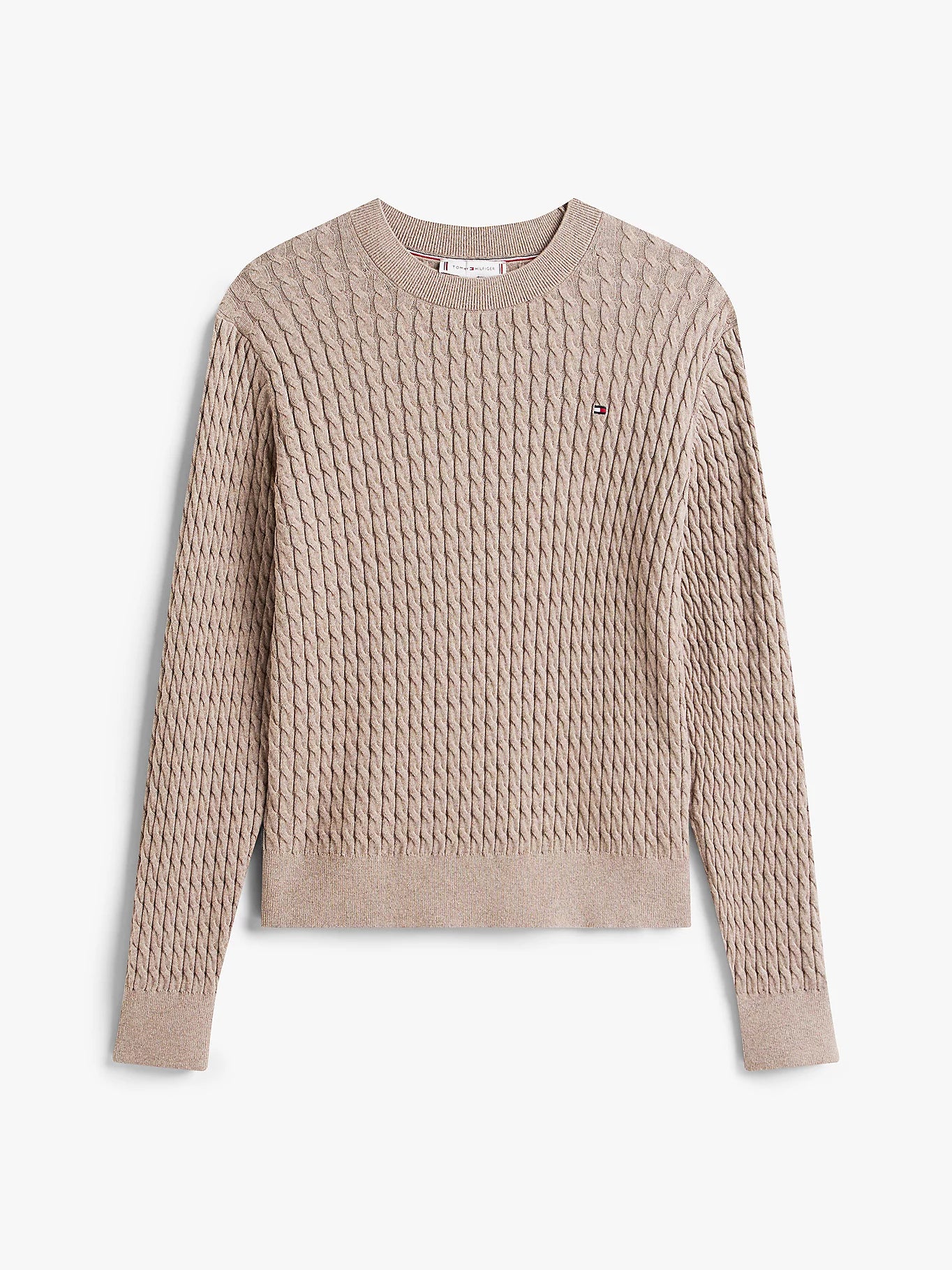CO CABLE FINE GG C-NK LS SWEATER VAALEA BEIGE