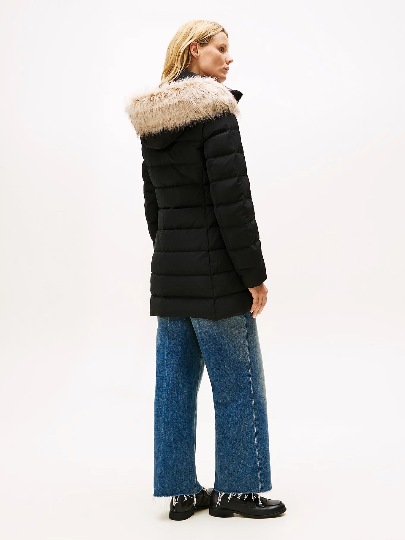 MW DOWN SLIM COAT WITH MUSTA