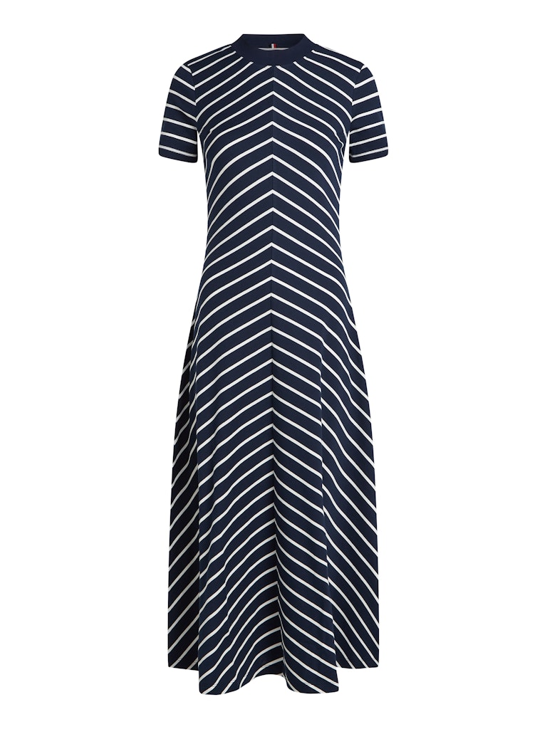 tommy-hilfiger-naisten-mekko-modern-f-f-midi-dress-raidallinen-sininen-1