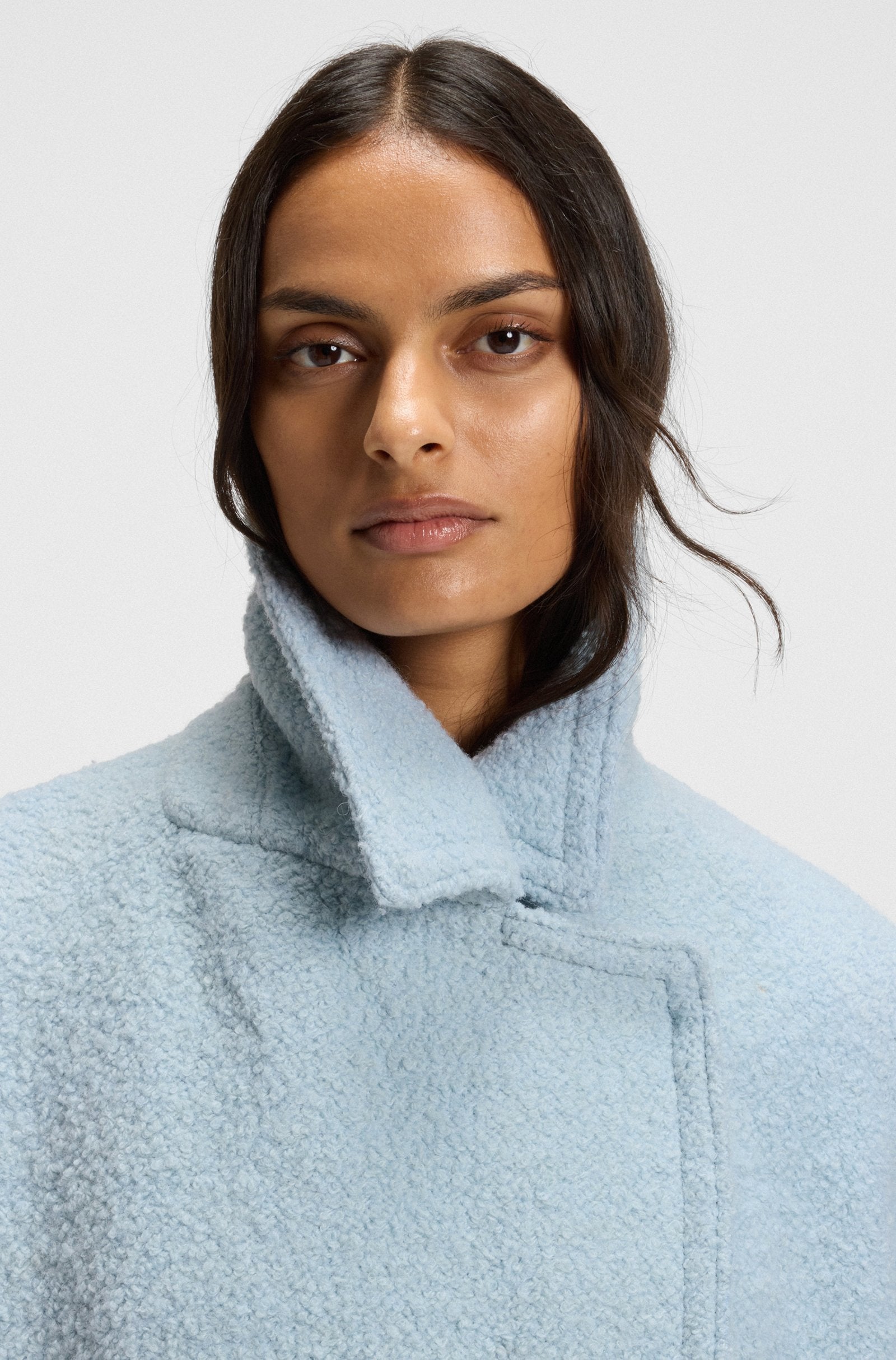 BOSS Orange naisten takki Cabani Coat, vaaleansininen