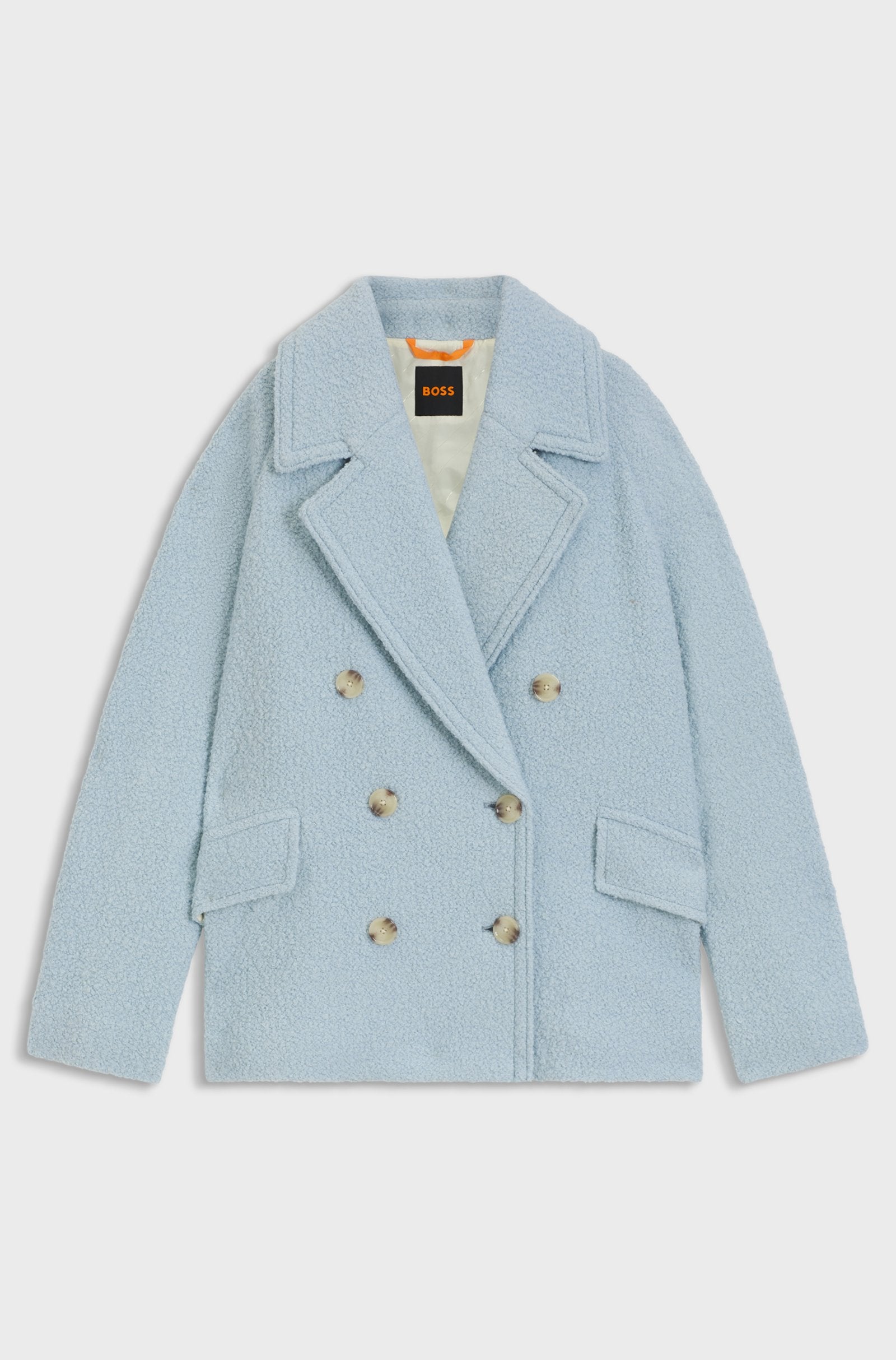 BOSS Orange naisten takki Cabani Coat, vaaleansininen