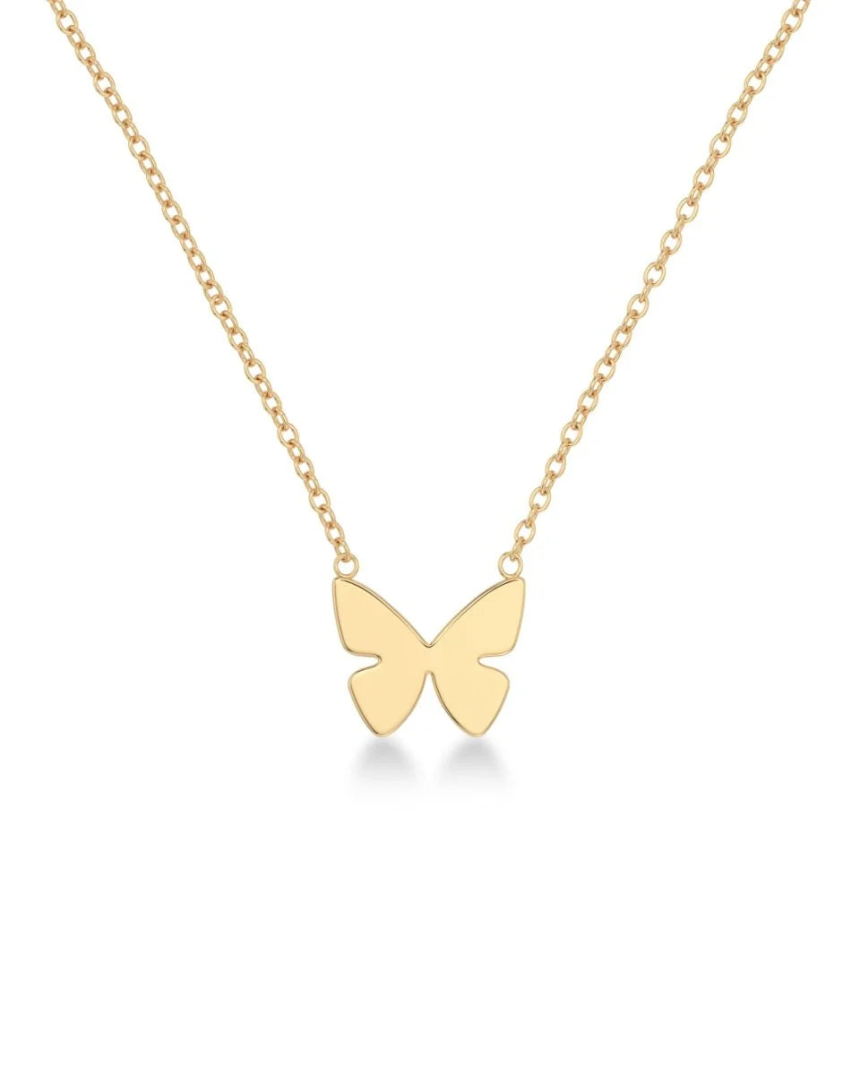 Edblad kaulakoru Papillon Necklace Gold, Gold pleated