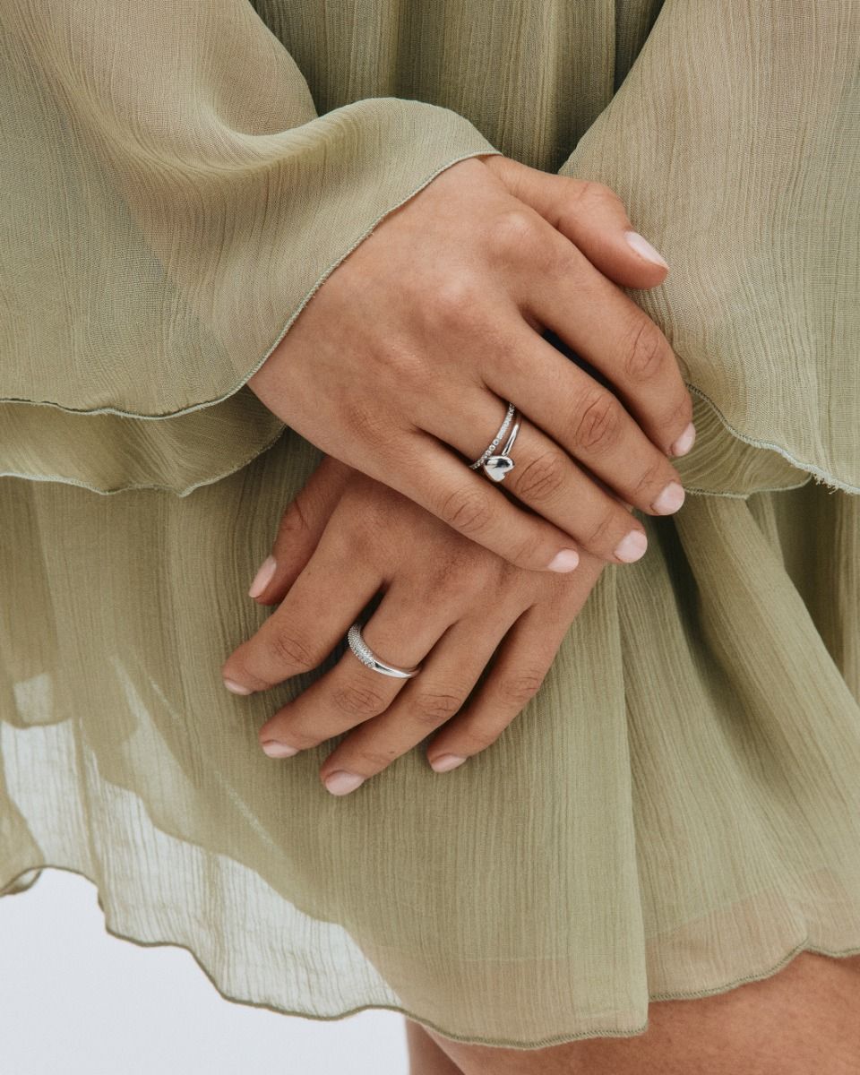 Edblad sormus Glow Ring Mini Steel, Stainless steel