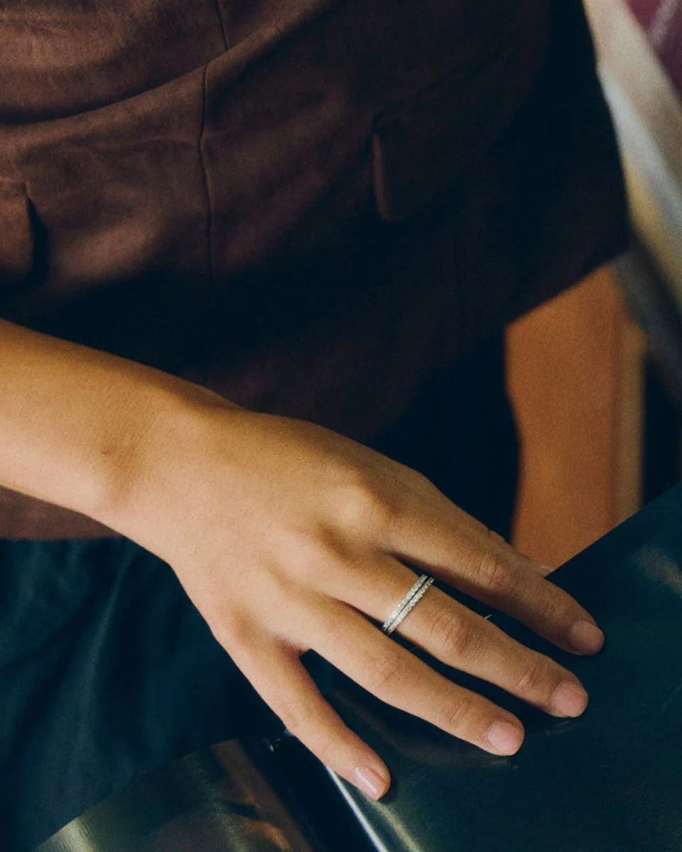 Edblad sormus Glow Ring Mini Steel, Stainless steel