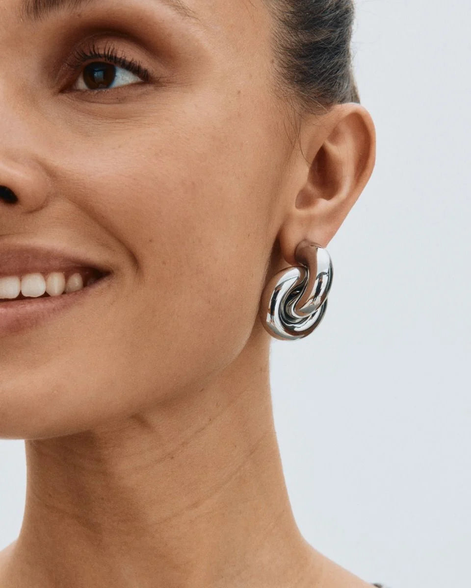 Edblad korvakorut Redondo Studs L Steel, Stainless steel