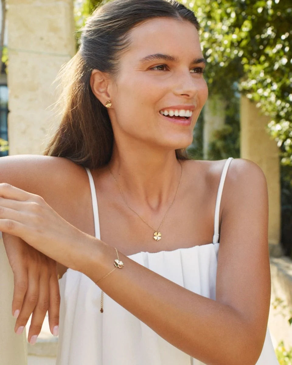 Edblad rannekoru Lucky Bracelet Gold, Gold pleated