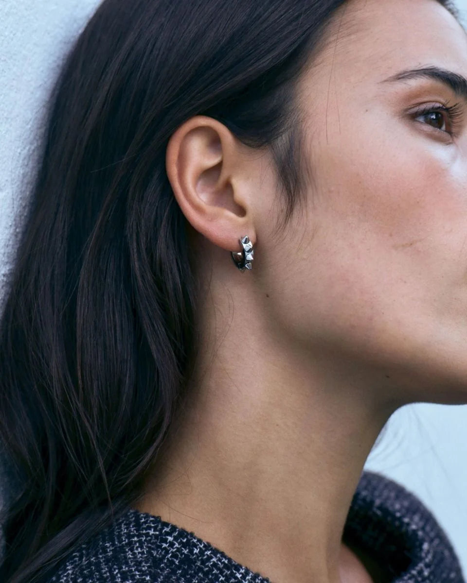 Edblad korvakorut Peak Hoops Icon M Steel, Stainless steel