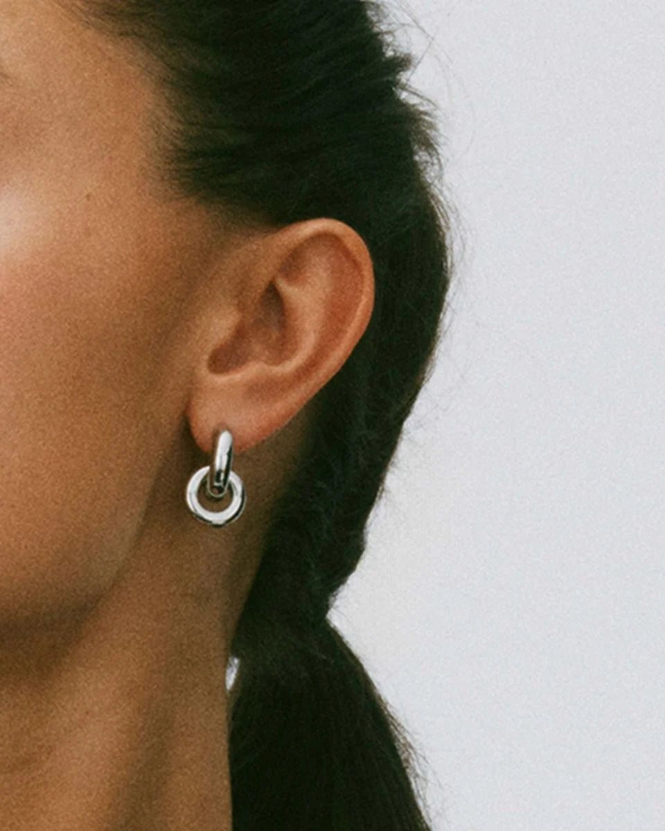 Edblad korvakorut Chunky Eternal Earrings Steel, Stainless steel