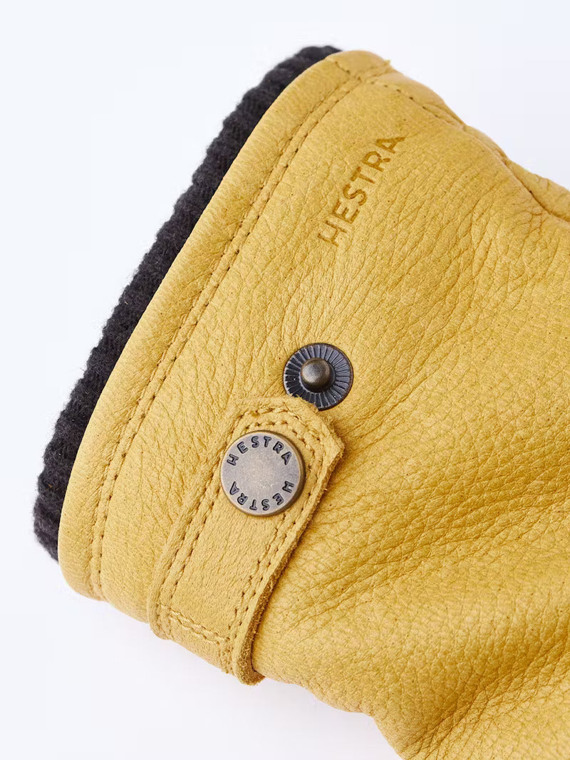 UTSJÖ FLEECE LINER BUCKLE ELKSKIN GLOVE KELTAINEN