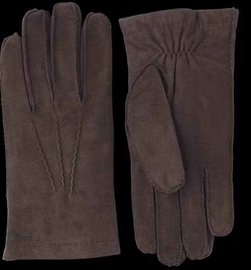 ARTHUR SUEDE GLOVE WOOL LINING MUSTANRUSKEA