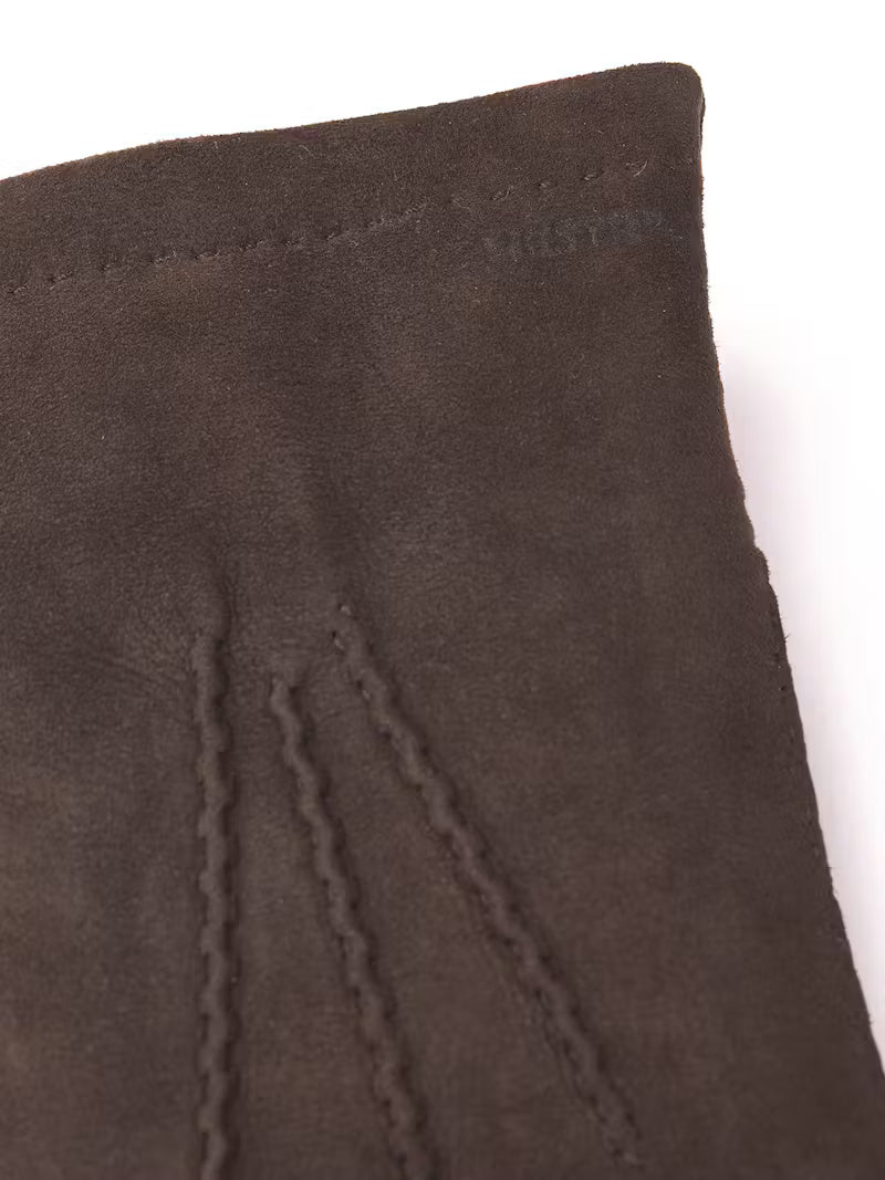 ARTHUR SUEDE GLOVE WOOL LINING MUSTANRUSKEA