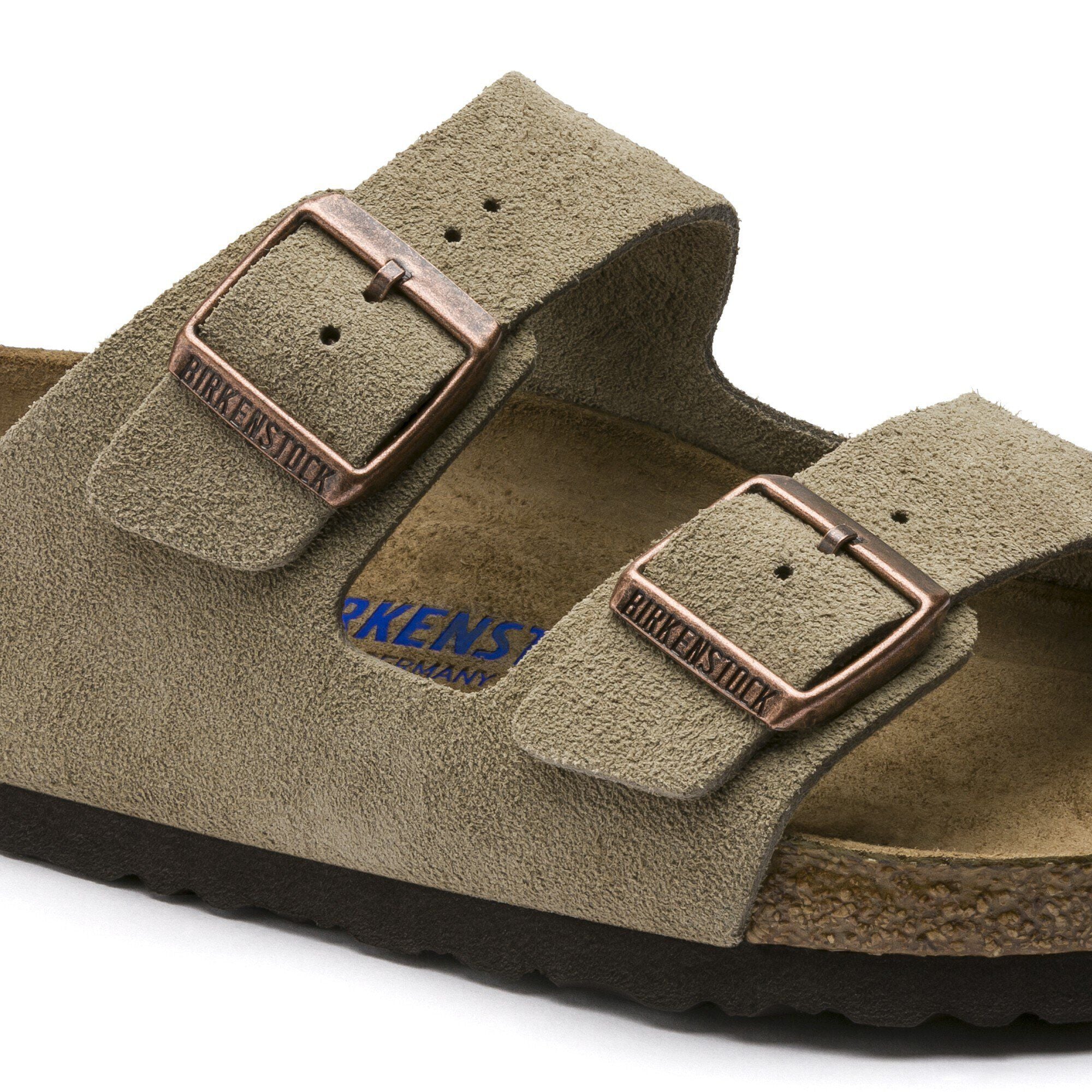 Birkenstock unisex sandaalit Arizona, harmaanruskea