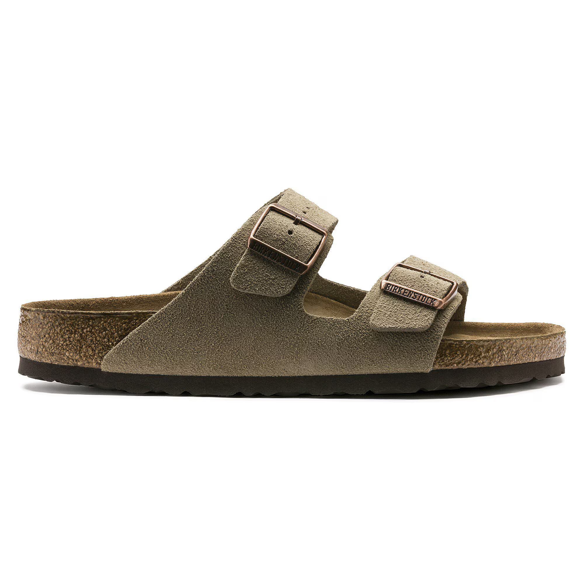 Birkenstock unisex sandaalit Arizona, harmaanruskea