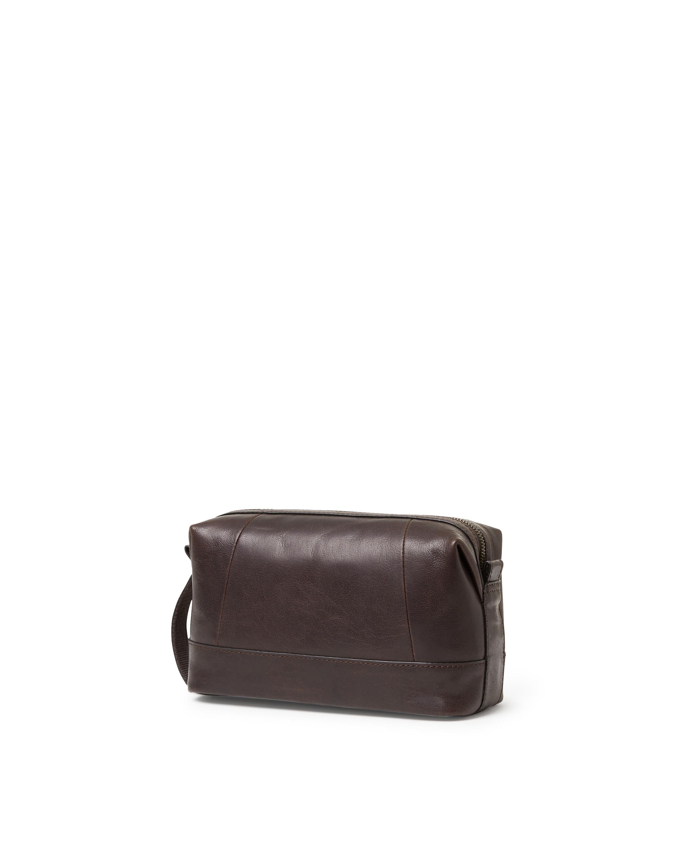 Saddler toilettilaukku Cay Toiletry Bag, tummanruskea