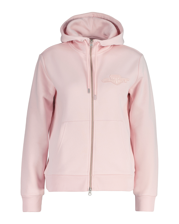 REG TONAL SHIELD ZIP HOODIE VAALEANPUNAINEN