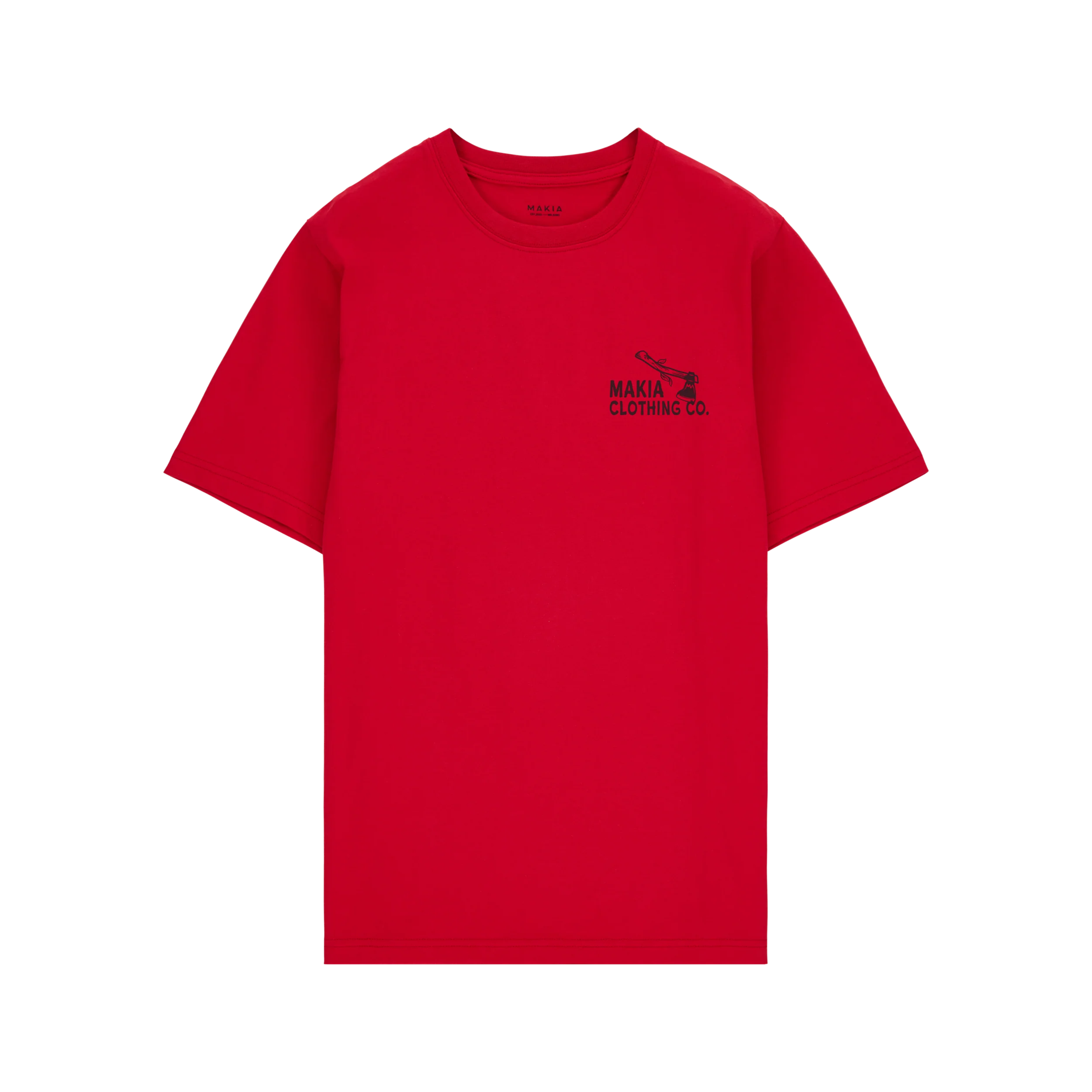 Makia miesten t-paita Bear T-shirt, punainen