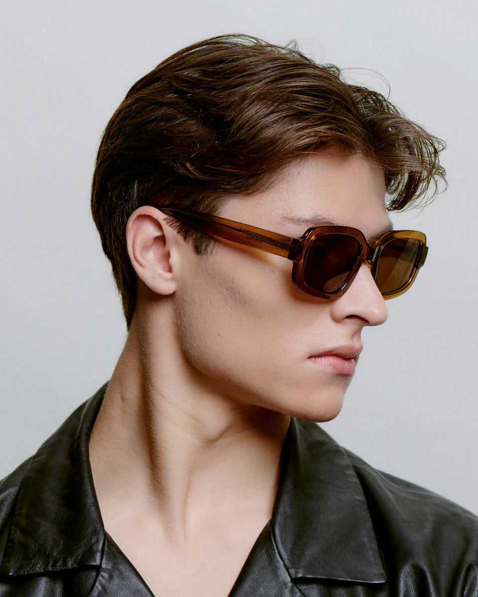 A.Kjaerbede unisex aurinkolasit Pluto, vaaleanruskea