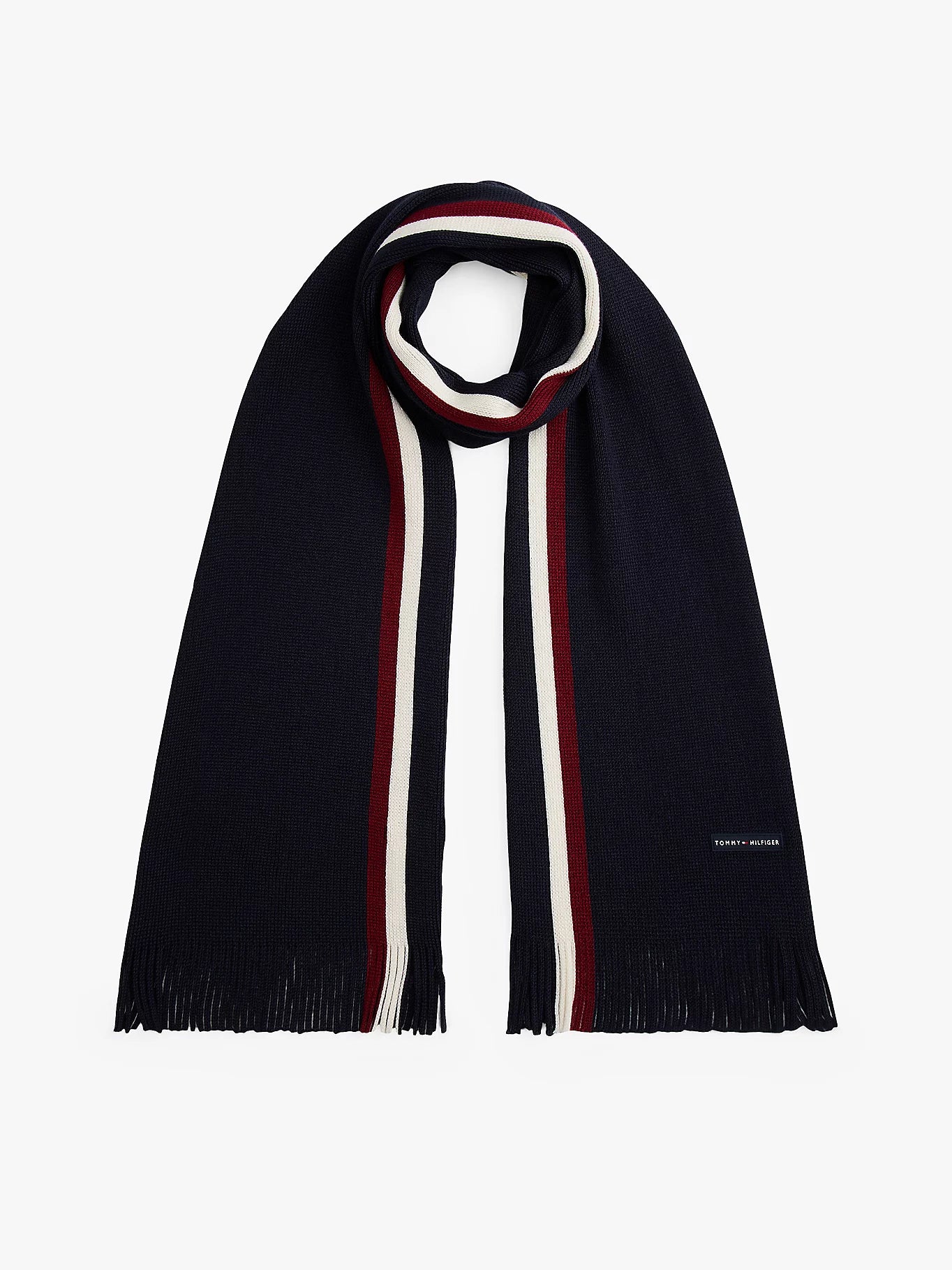 Tommy Hilfiger huivi K TH RWB RACHELLE SCARF, tummansininen
