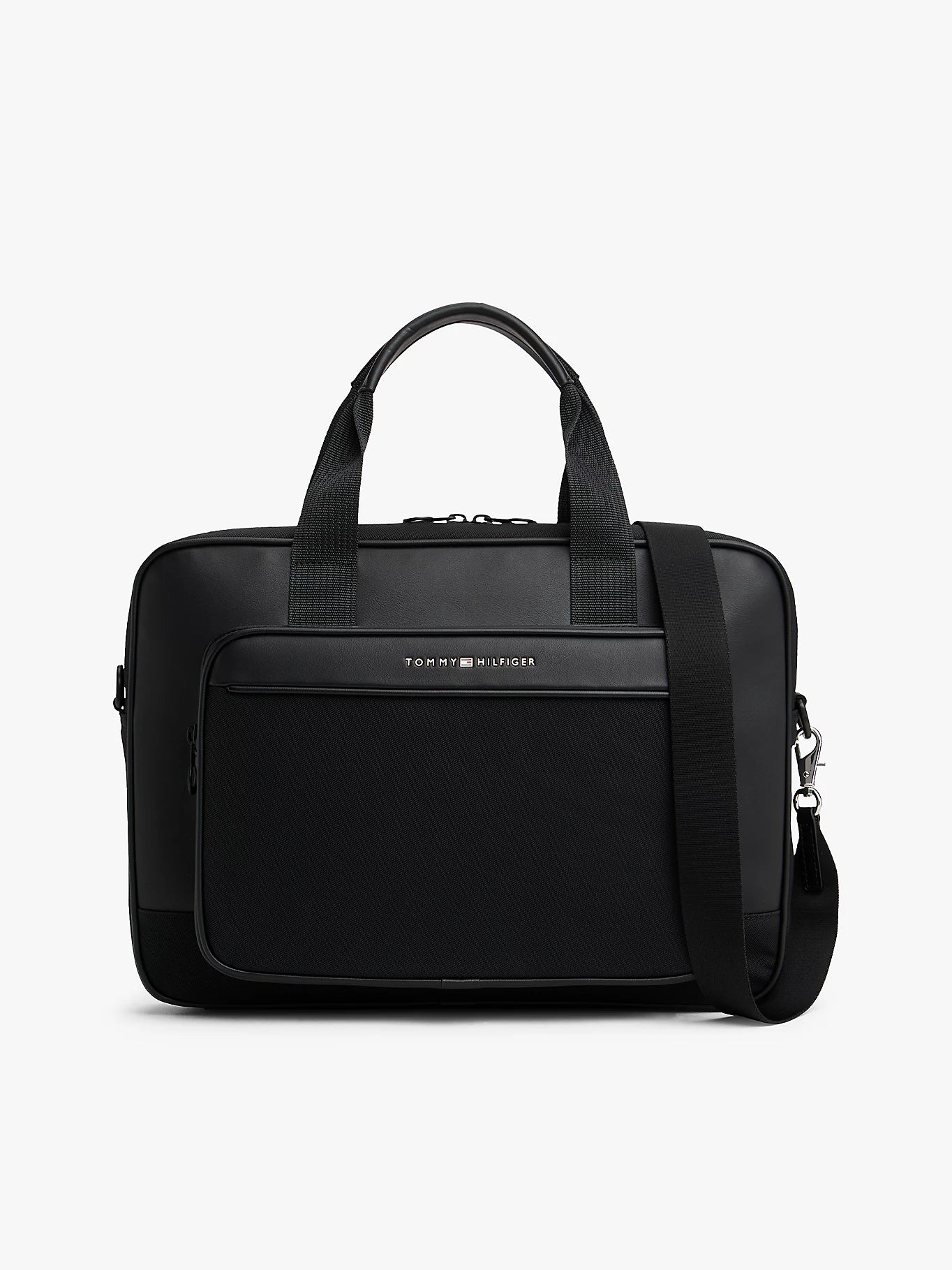 Tommy Hilfiger laukku K TH FOUNDATION COMPUTER BAG, musta