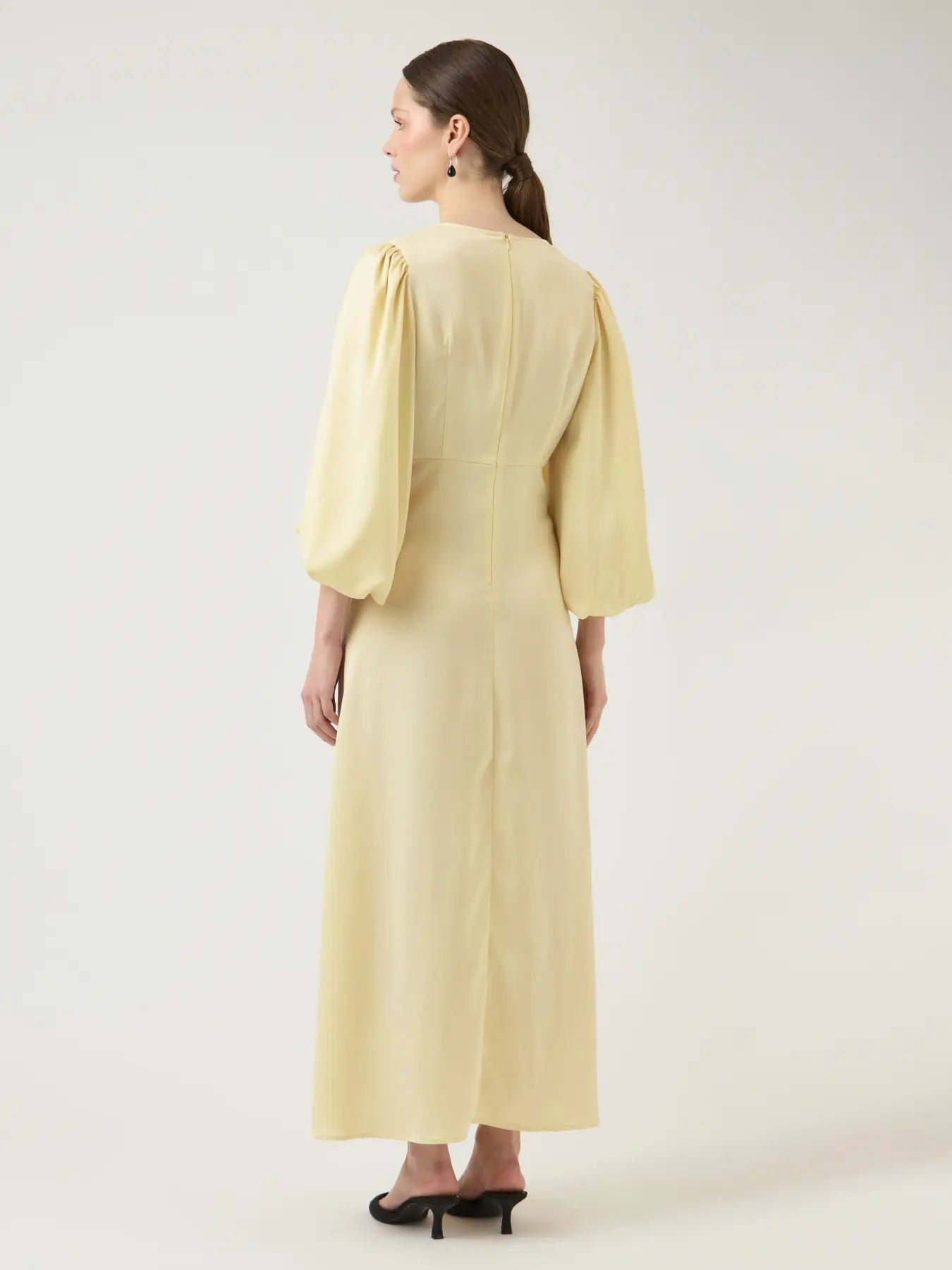 Y.A.S mekko YASThea LS Long Dress S. Noos, Anise Flower